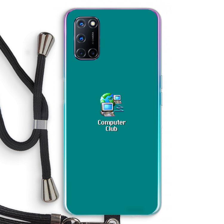 Win98: Oppo A52 Transparant Hoesje met koord
