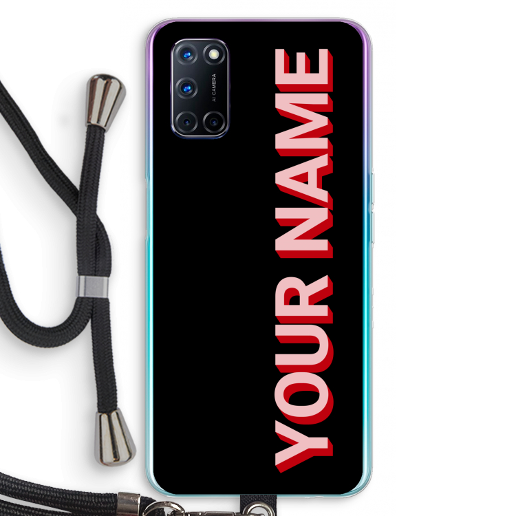 Namecase: Oppo A52 Transparant Hoesje met koord