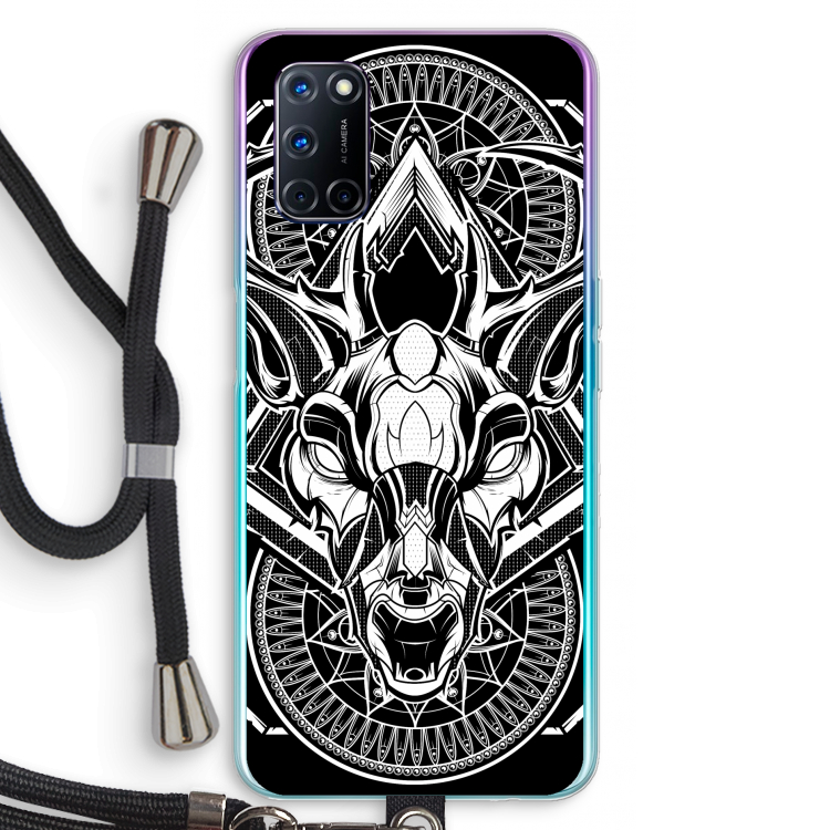 Oh Deer: Oppo A52 Transparant Hoesje met koord