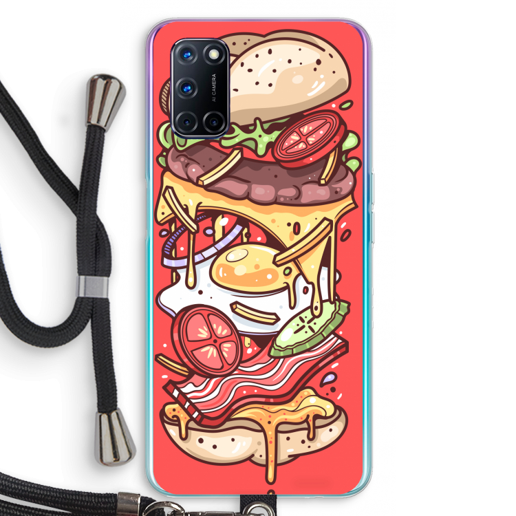 Diet Coke Please: Oppo A52 Transparant Hoesje met koord