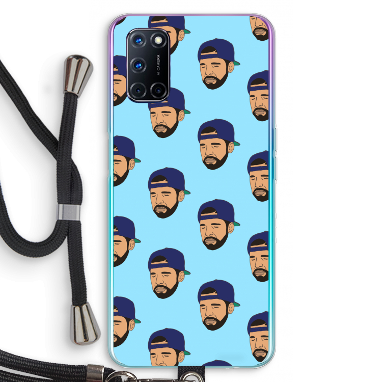 Drake Away: Oppo A52 Transparant Hoesje met koord