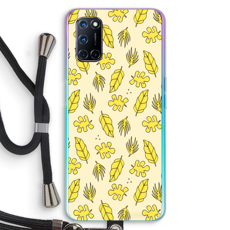 Herfst: Oppo A52 Transparant Hoesje met koord