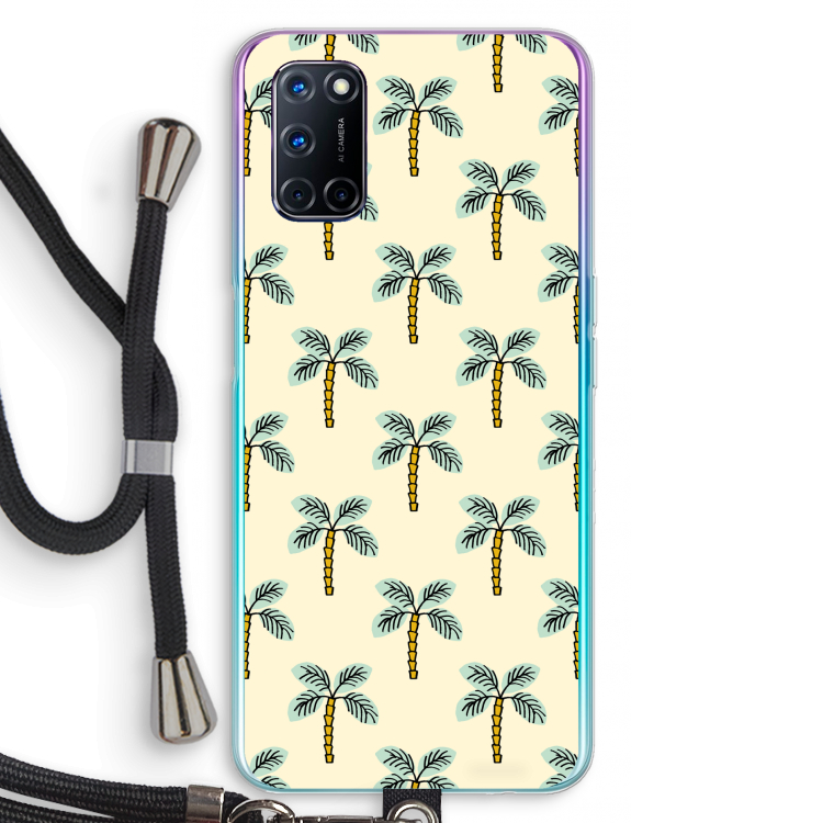 Paradise: Oppo A52 Transparant Hoesje met koord