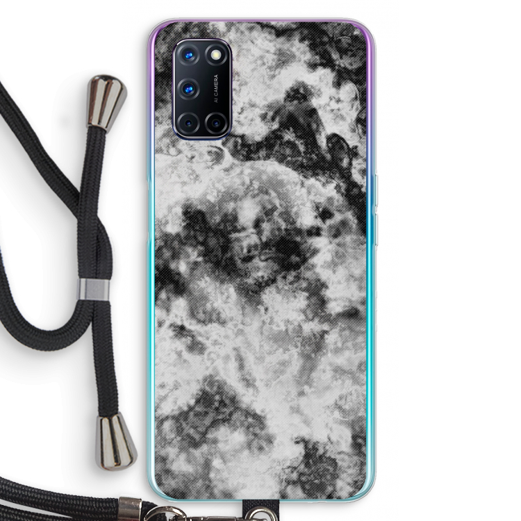 Onweer: Oppo A52 Transparant Hoesje met koord