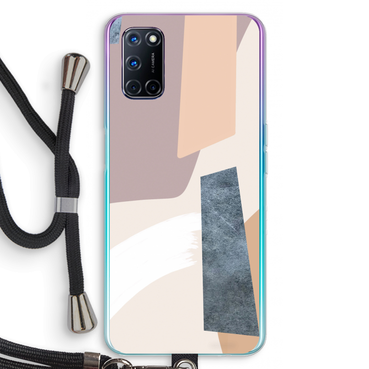 Luca: Oppo A52 Transparant Hoesje met koord