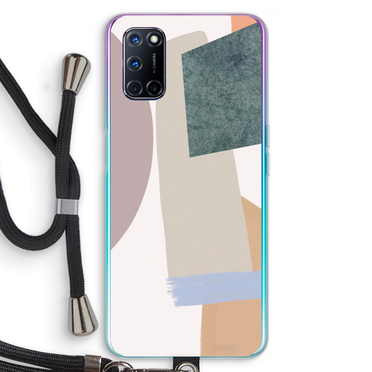 Lindo: Oppo A52 Transparant Hoesje met koord