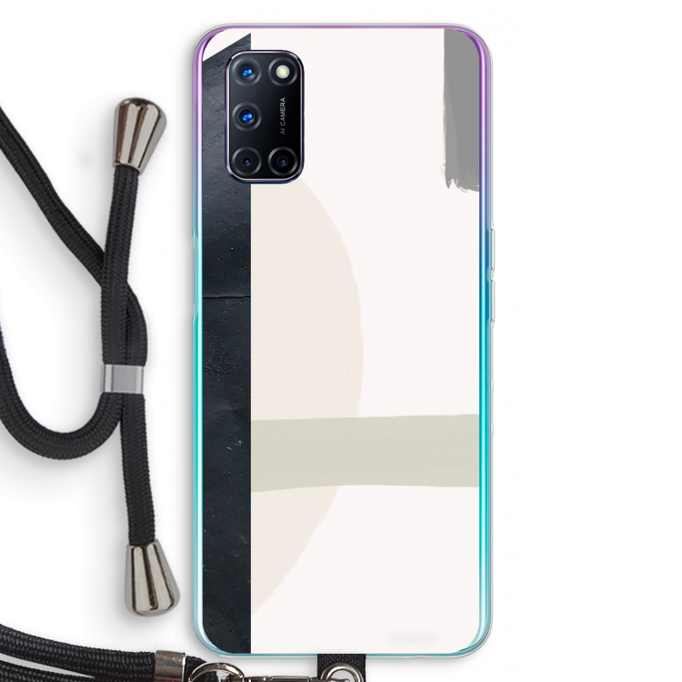 Baca: Oppo A52 Transparant Hoesje met koord