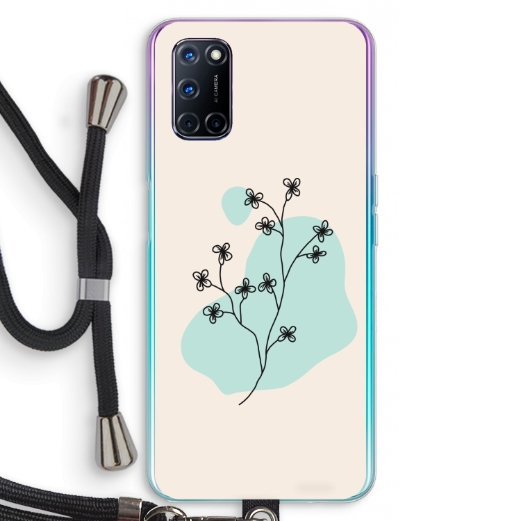 Love your petals: Oppo A52 Transparant Hoesje met koord
