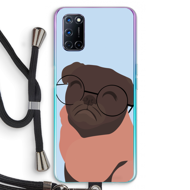Ludo: Oppo A52 Transparant Hoesje met koord