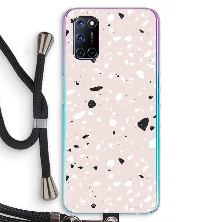 Terrazzo N°20: Oppo A52 Transparant Hoesje met koord