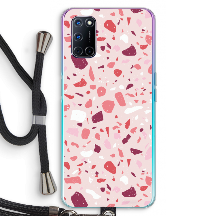 Terrazzo N°15: Oppo A52 Transparant Hoesje met koord