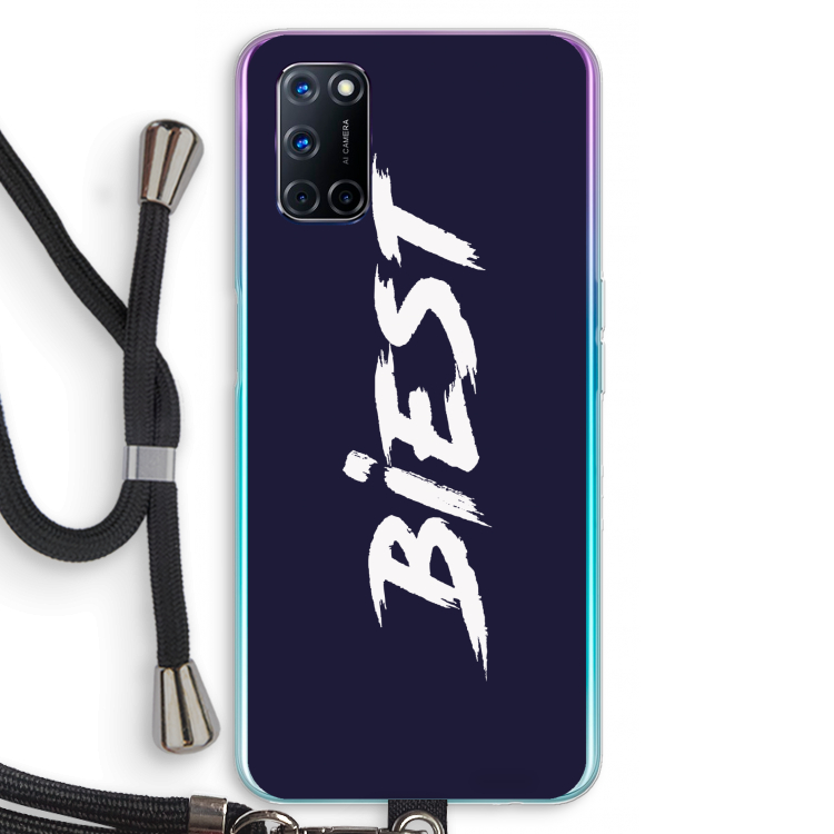 Biest: Oppo A52 Transparant Hoesje met koord