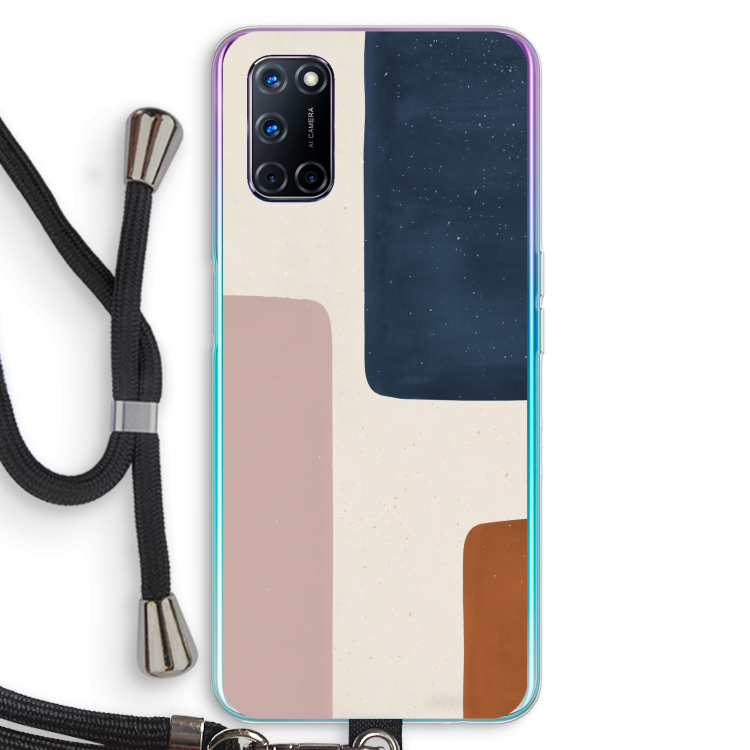 Geo #5: Oppo A52 Transparant Hoesje met koord