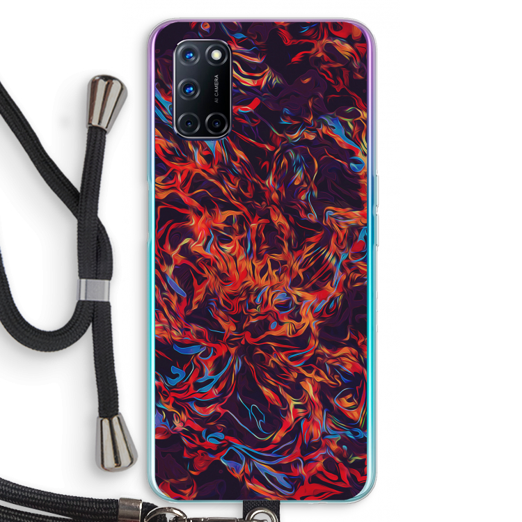 Lucifer: Oppo A52 Transparant Hoesje met koord