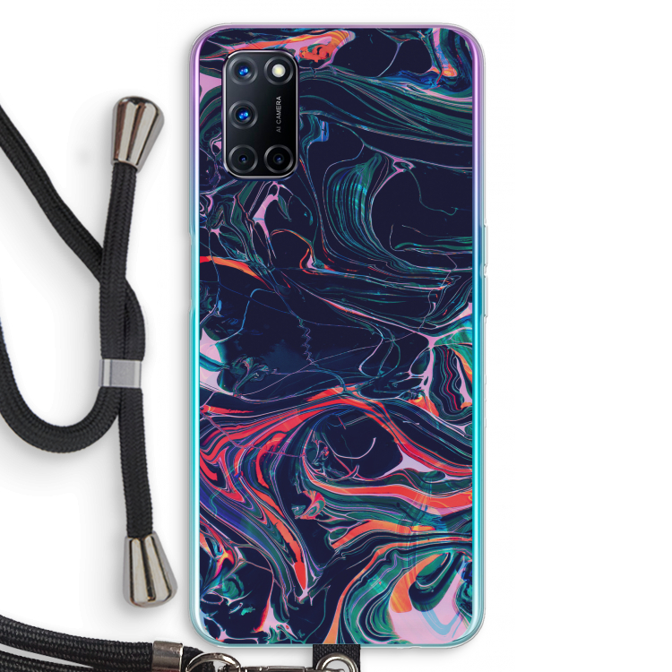 Light Years Beyond: Oppo A52 Transparant Hoesje met koord