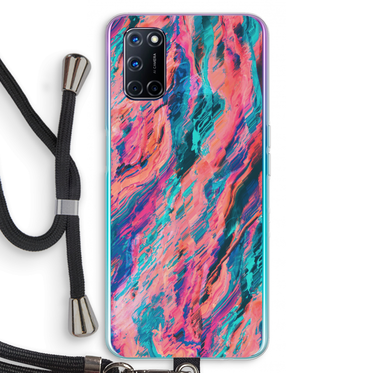 Electric Times: Oppo A52 Transparant Hoesje met koord