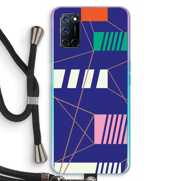 Gestalte 5: Oppo A52 Transparant Hoesje met koord