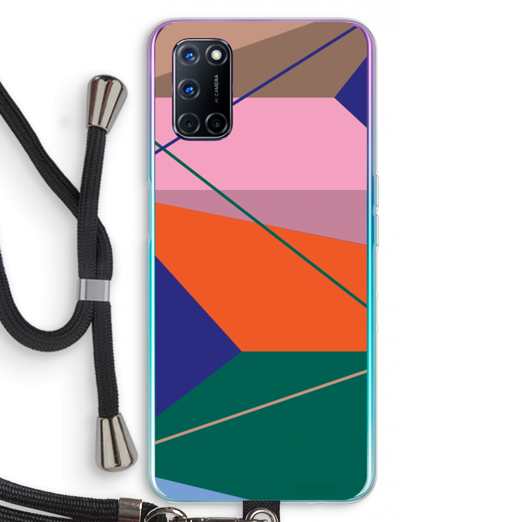 Gestalte 1: Oppo A52 Transparant Hoesje met koord