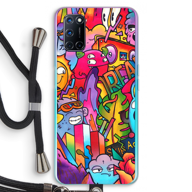 Dreams: Oppo A52 Transparant Hoesje met koord