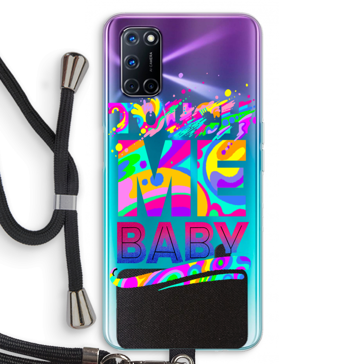 Touch Me: Oppo A52 Transparant Hoesje met koord