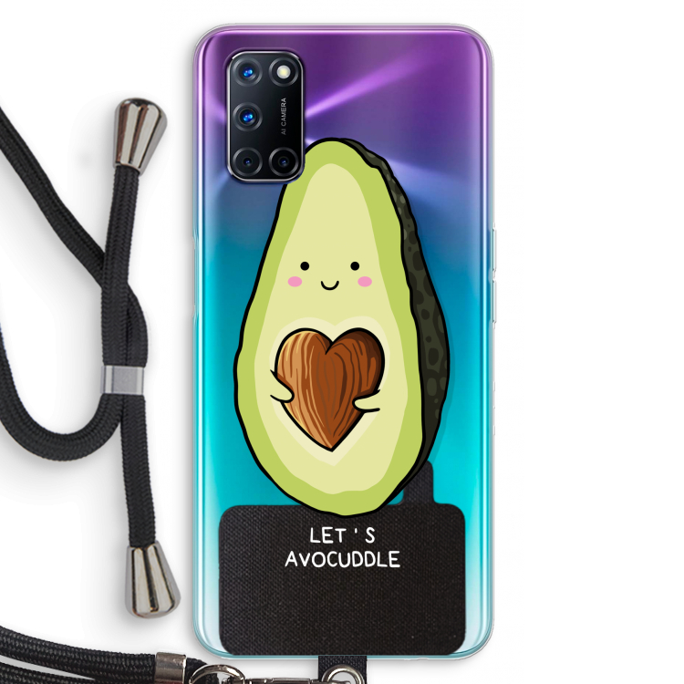 Avocuddle: Oppo A52 Transparant Hoesje met koord