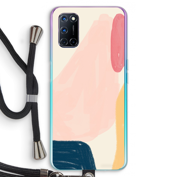 Saturday Flow: Oppo A52 Transparant Hoesje met koord