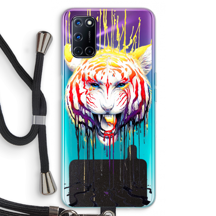 Fading: Oppo A52 Transparant Hoesje met koord