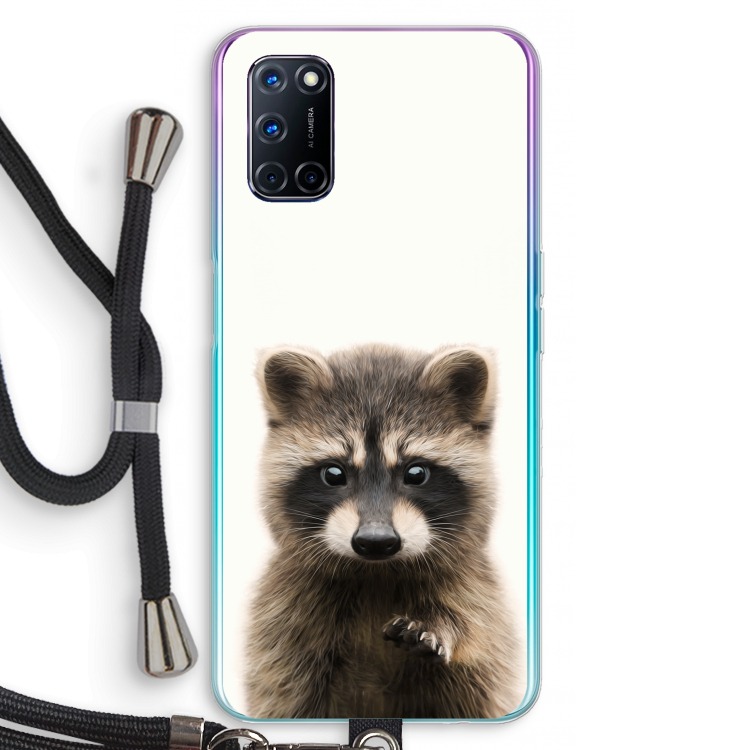 Rocco: Oppo A52 Transparant Hoesje met koord