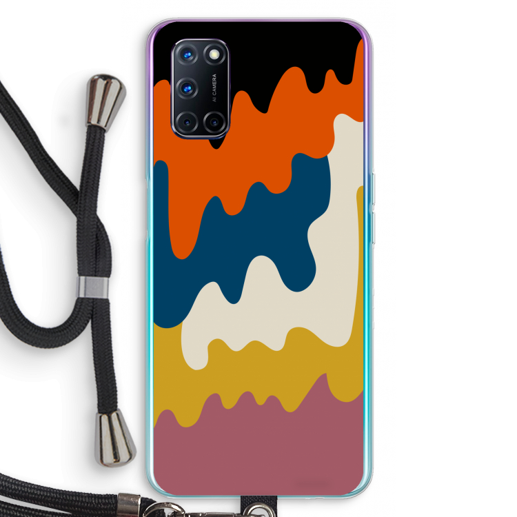 Baar A: Oppo A52 Transparant Hoesje met koord