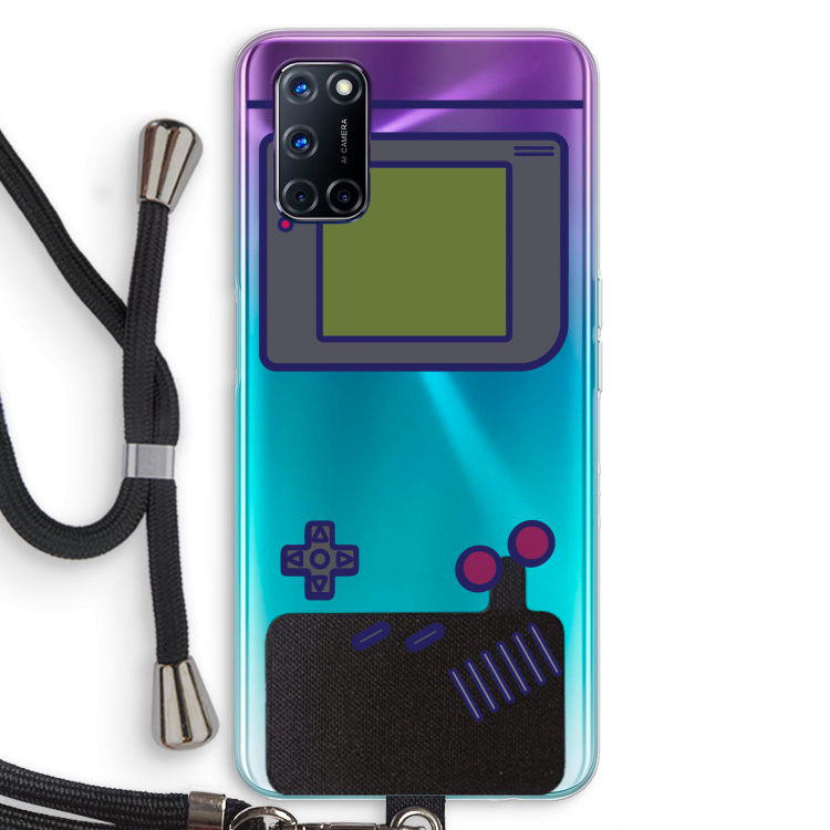 Game On: Oppo A52 Transparant Hoesje met koord