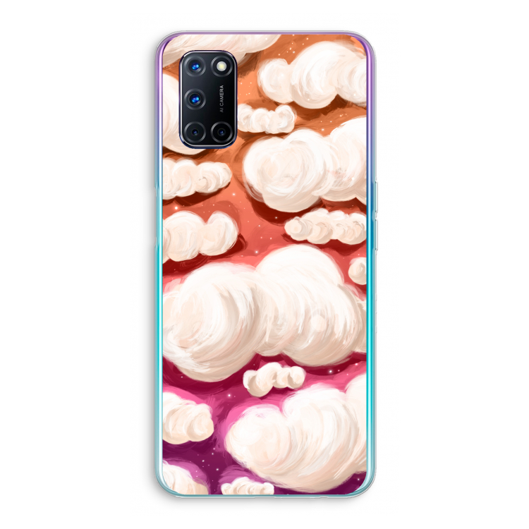Katoen Wolken: Oppo A72 Transparant Hoesje