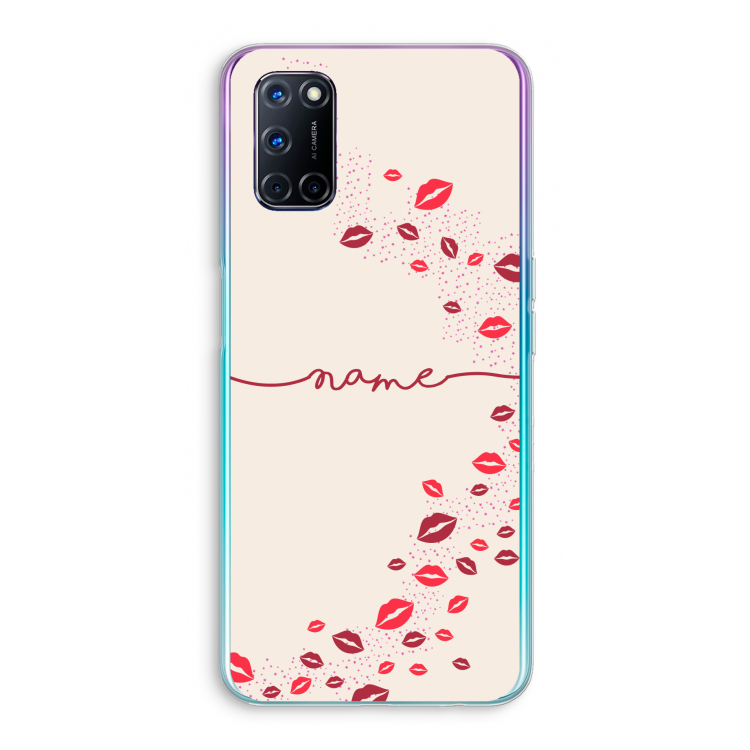Kusjes: Oppo A72 Transparant Hoesje