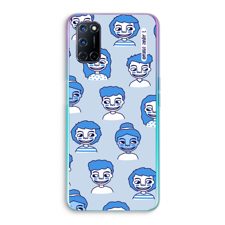 Gezichtjes: Oppo A72 Transparant Hoesje