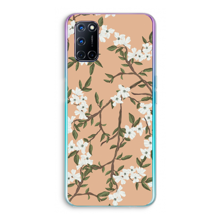 Blossoming spring: Oppo A72 Transparant Hoesje
