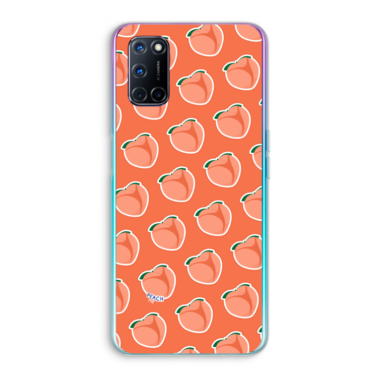 Just peachy: Oppo A72 Transparant Hoesje