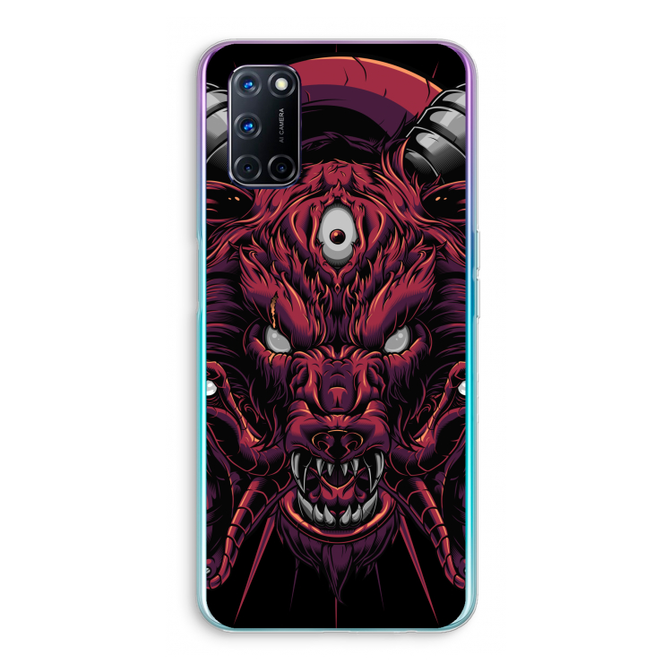 Hell Hound and Serpents: Oppo A72 Transparant Hoesje