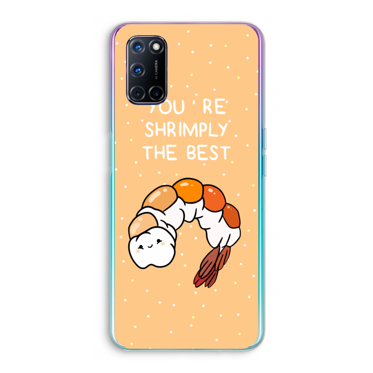 You're Shrimply The Best: Oppo A72 Transparant Hoesje