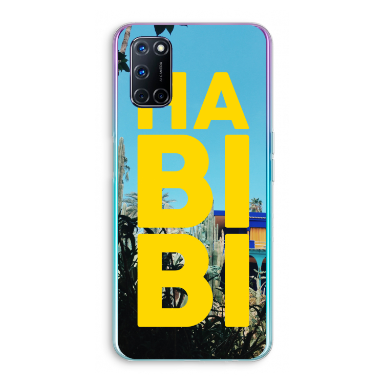 Habibi Majorelle : Oppo A72 Transparant Hoesje