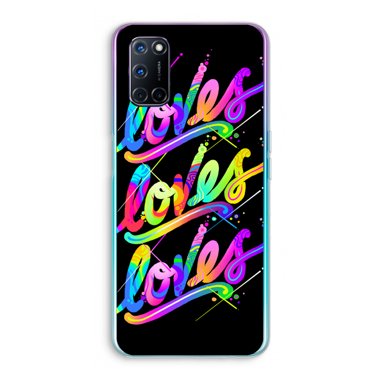 Loves: Oppo A72 Transparant Hoesje