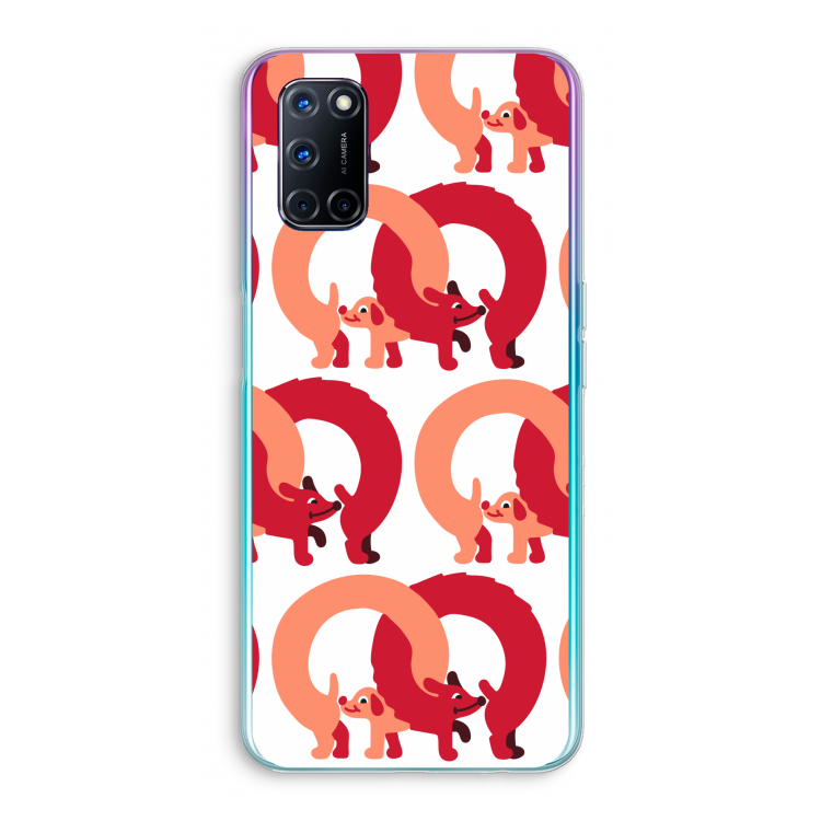 Dogs: Oppo A72 Transparant Hoesje
