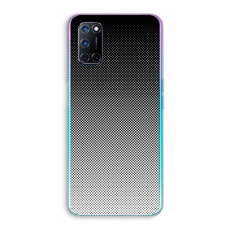 Musketon Halftone: Oppo A72 Transparant Hoesje