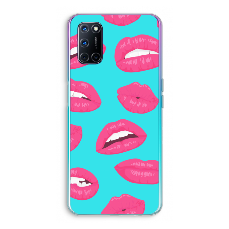 Bite my lip: Oppo A72 Transparant Hoesje