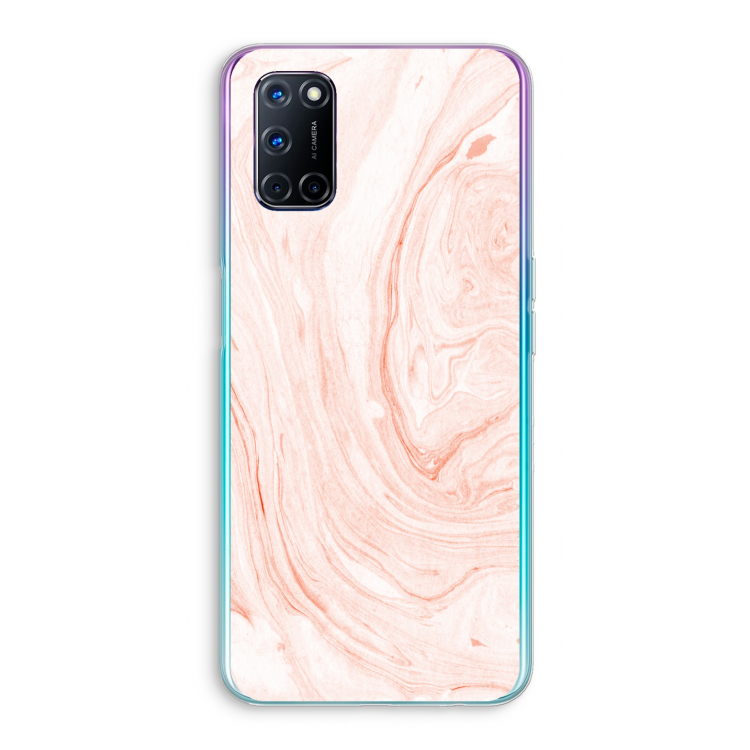Peach bath: Oppo A72 Transparant Hoesje