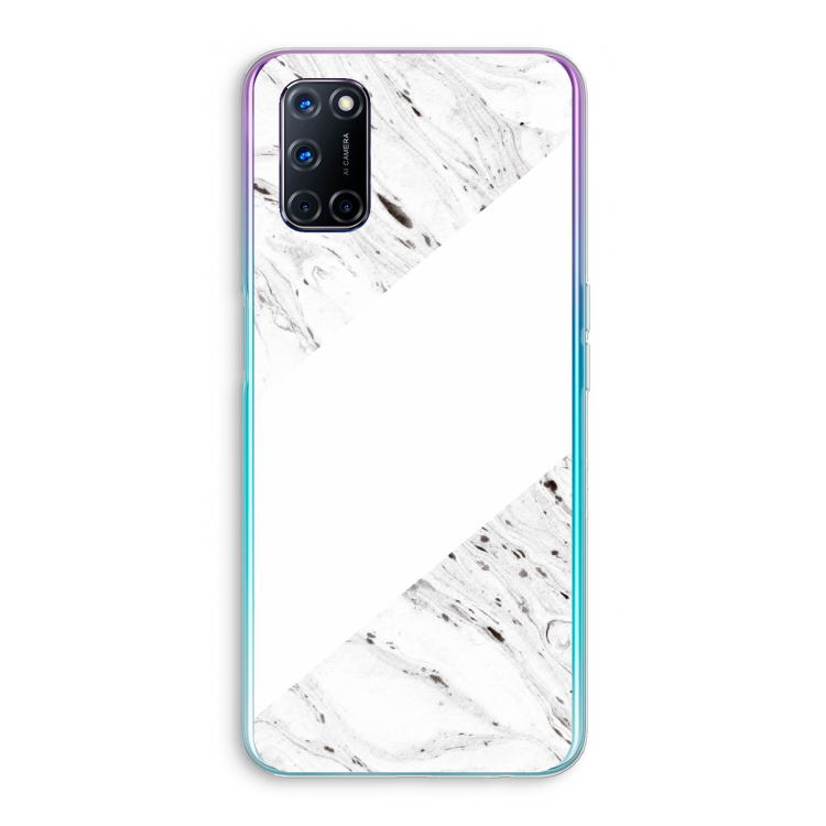 Biggest stripe: Oppo A72 Transparant Hoesje