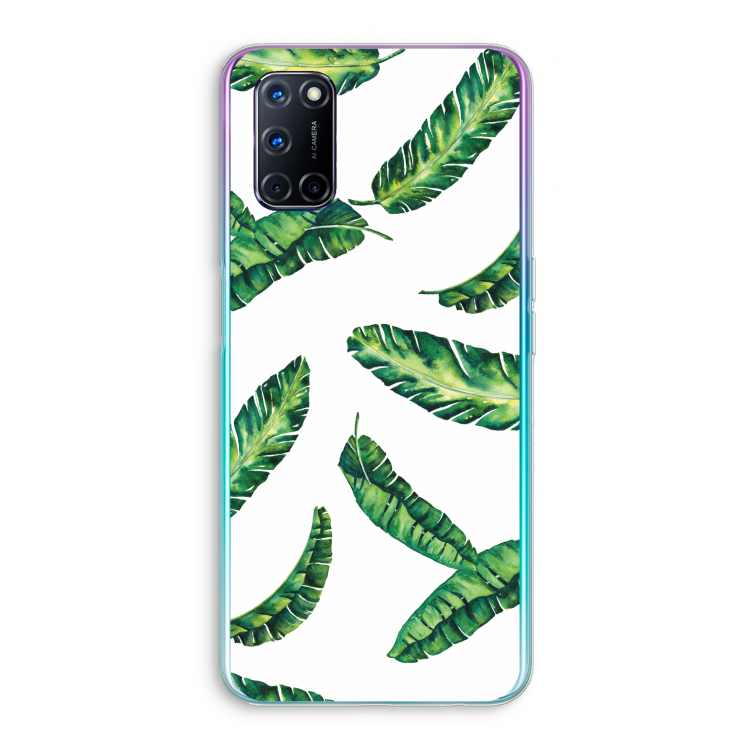 Lange bladeren: Oppo A72 Transparant Hoesje