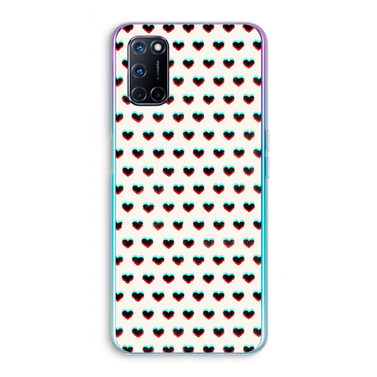 Hartjes: Oppo A72 Transparant Hoesje