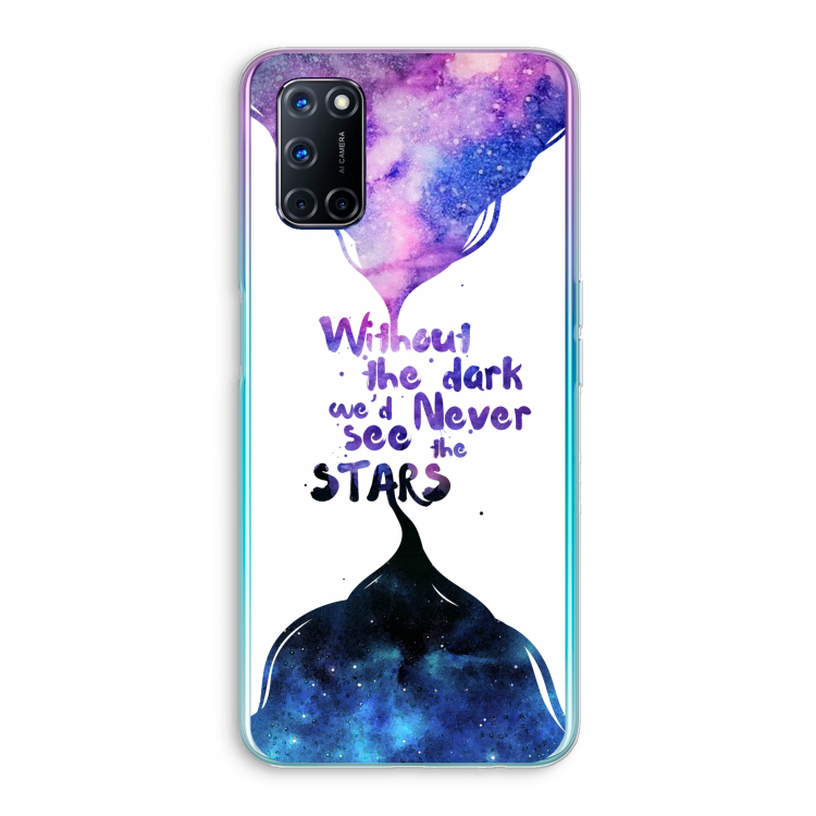 Stars quote: Oppo A72 Transparant Hoesje