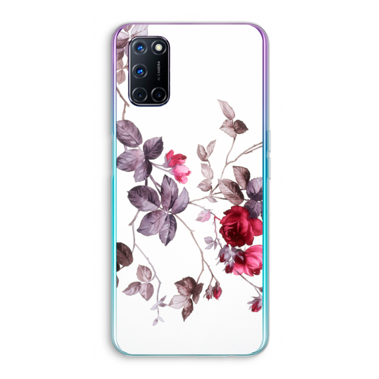 Mooie bloemen: Oppo A72 Transparant Hoesje