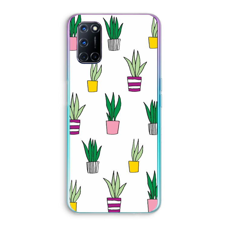 Sanseveria: Oppo A72 Transparant Hoesje
