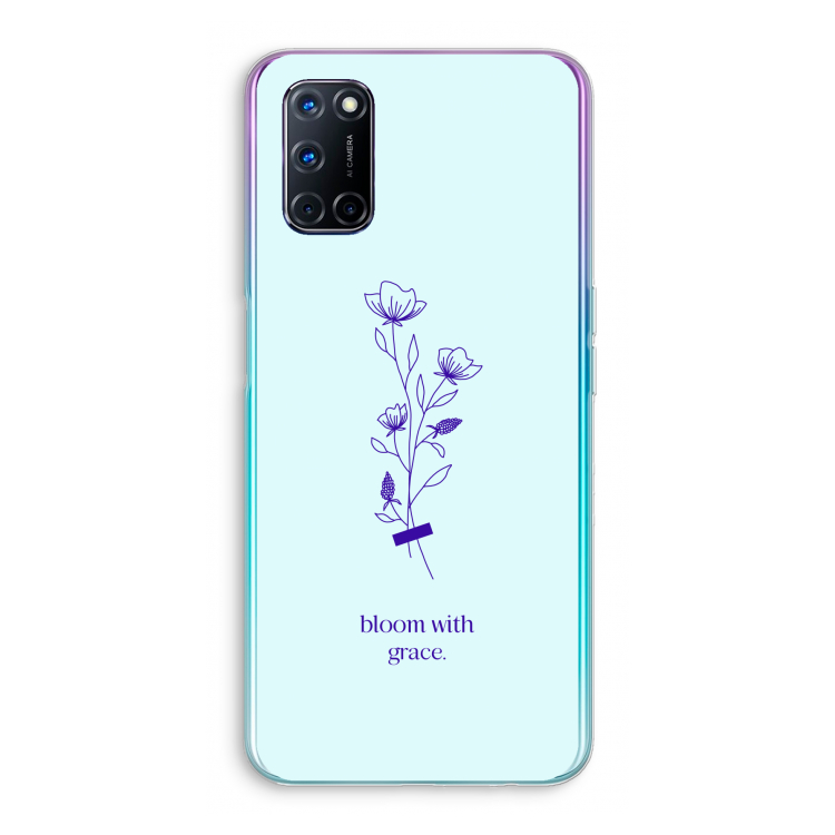 Bloom with grace: Oppo A72 Transparant Hoesje